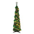 160cm Pop-Up Pre-Decorated Christmas Tree with LED Lights