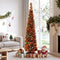 Jingle Jollys 160cm Pop Up Christmas Tree Artificial Golden Maple Leaf Design