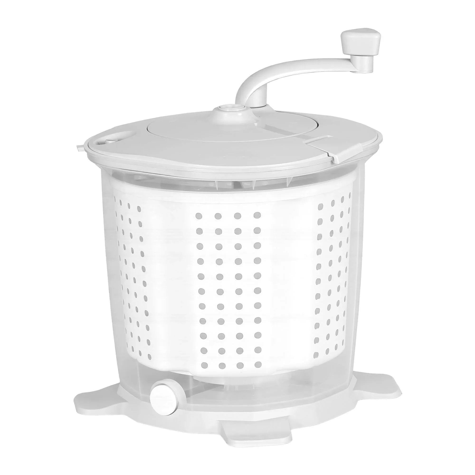 Portable Washing Machine Manual Spin Dryer Compact for Camping Caravan Apartment