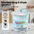 Portable Washing Machine Manual Spin Dryer Compact for Camping Caravan Apartment
