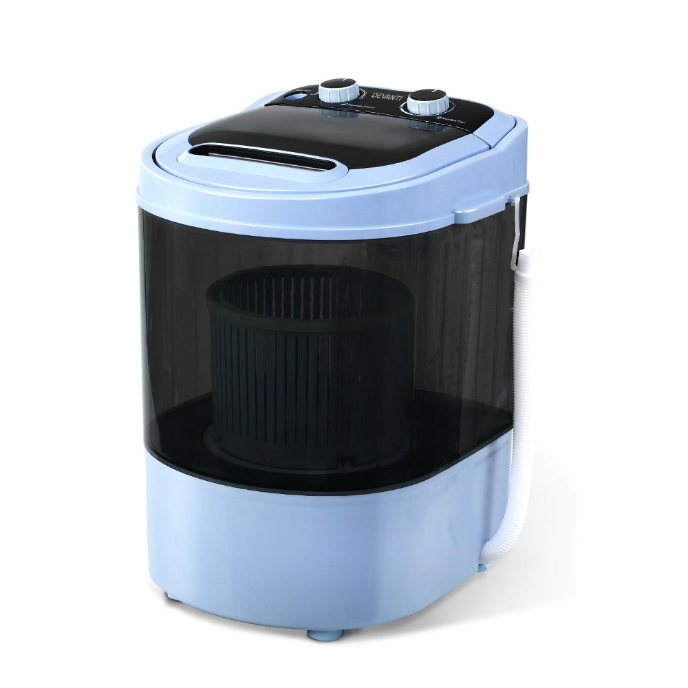 Portable Washing Machine – 3kg, 2‑in‑1 Wash & Spin, Shoe Brush, Compact