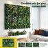 4PCS Artificial Plant Wall Panels 40X60CM Boxwood Panel Backyard Hedge Grass Backdrop Green Decor