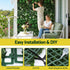 Artificial Plant Wall Panels 50X100CM Boxwood Panel Hedge Grass Backdrop Green Decor Backyard