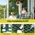 Artificial Plant Wall Panels 50X100CM Boxwood Panel Hedge Grass Backdrop Backyard Green Decor