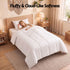 Giselle Bedding Single Quilt, 200GSM Summer Duck Down Feather Doona Insert