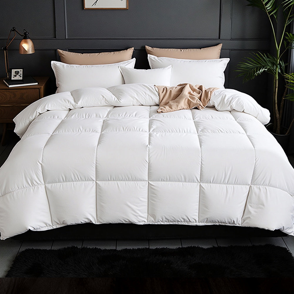800GSM Goose Down Feather Quilt Winter Blanket Duvet Comforter Double