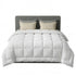 Wool Quilt 500GSM Thick Super King Winter Doona Baffle Box Construction 100% Wool Filling