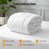 Wool Quilt 500GSM Thick Super King Winter Doona Baffle Box Construction 100% Wool Filling