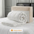 Wool Quilt 800GSM Extra Thick Double Winter Doona Baffle Box Construction 100% Wool Filling