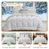 Wool Quilt 800GSM Extra Thick Double Winter Doona Baffle Box Construction 100% Wool Filling