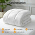 Wool Quilt 800GSM Extra Thick Double Winter Doona Baffle Box Construction 100% Wool Filling