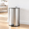 Cefito 12L Pedal Bin Rubbish Waste Bin Soft Close Lid Kitchen Bathroom Silver