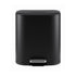 Cefito 20L Trash Bin Steel Pedal Bins Soft Close Kitchen Rubbish Waste Can Black