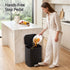 Cefito 20L Trash Bin Steel Pedal Bins Soft Close Kitchen Rubbish Waste Can Black