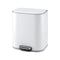 Cefito 20L Pedal Rubbish Bin Soft Close, Steel Kitchen Trash Can White