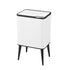 Cefito 36L Rubbish Bin Dual Compartment Kitchen Waste Bin Removable Legs White
