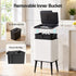 Cefito 36L Rubbish Bin Dual Compartment Kitchen Waste Bin Removable Legs White