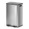 Pedal Bins Rubbish Bin Dual Compartment Waste Recycle Dustbins 60L Silver