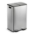 Pedal Bins Rubbish Bin Dual Compartment Waste Recycle Dustbins 60L Silver