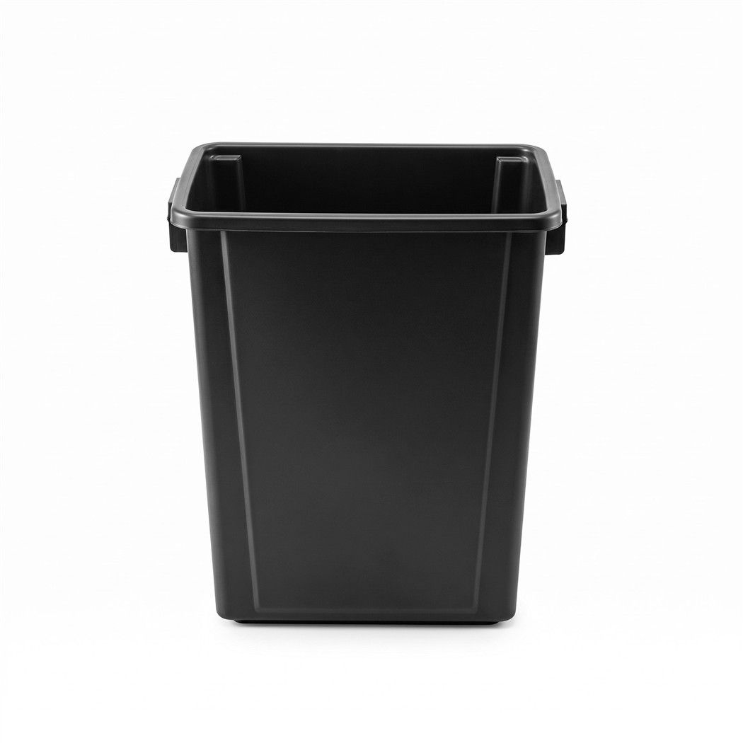 Cefito 35L Rubbish Bin Waste Dustbin Open Top Trash Can Kitchen Office Dark Grey
