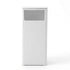 Cefito 30L Commercial Trash Can with Lid Front Push Flap Rubbish Bin White