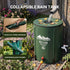 50L/11gal Collapsible Rain Barrel PVC Water Tank Collection Storage for Garden Irrigation