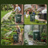 50L/11gal Collapsible Rain Barrel PVC Water Tank Collection Storage for Garden Irrigation