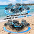 Keezi Kids Amphibious 2.4GHz Remote Control Car Boat with Water Spray Blue