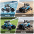 Keezi Kids Amphibious 2.4GHz Remote Control Car Boat with Water Spray Blue