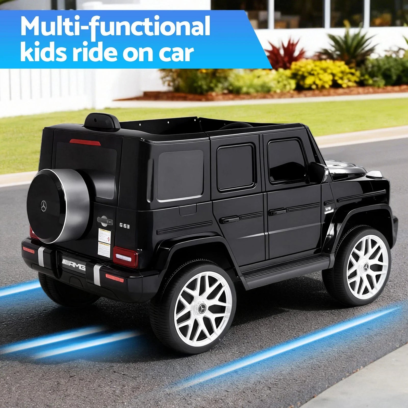 Kids Mercedes-Benz AMG G63 Ride On Car 12V Licensed Remote Black
