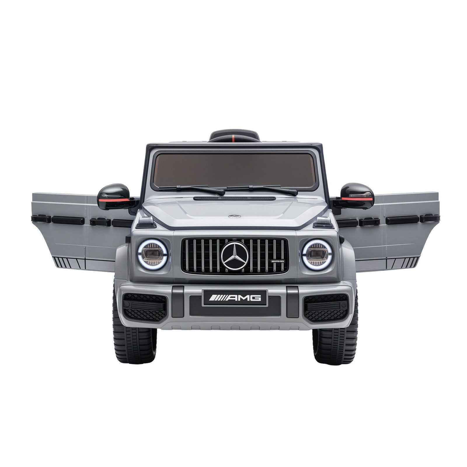 Kids Ride‑On Car – 12V Electric, Remote Control, Twin Motors, Grey