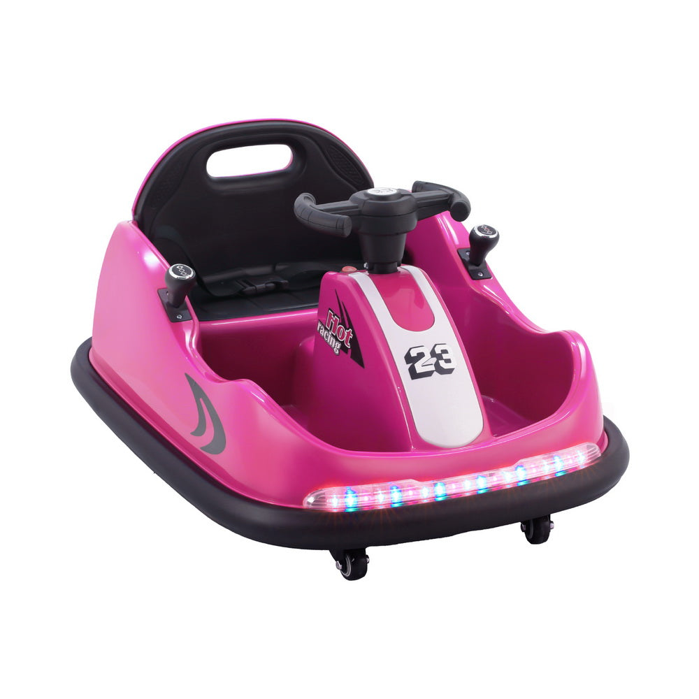 Kids Ride On Car Bumper Kart 6V Electric Toys Cars Remote Control Pink