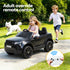 Licensed Land Rover Evoque Kids Ride On Car 12V Remote Control Black SUV Toy