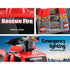 Kids Electric Ride On Fire Engine Truck 6V Firefighter Toy Car Red Set