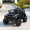 Kids Electric Ride On Jeep 12V Remote Control Car Off-Road Toy Black