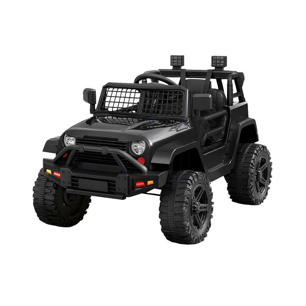Kids Electric Ride On Jeep 12V Remote Control Car Off-Road Toy Black