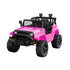 Kids Electric Ride On Jeep 12V Remote Control Car Off-Road Toy Pink