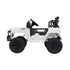 Kids Ride On Jeep 12V Electric Car Twin Motor Remote Control White