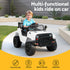Kids Ride On Jeep 12V Electric Car Twin Motor Remote Control White