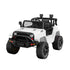 Kids Ride On Jeep 12V Electric Car Twin Motor Remote Control White