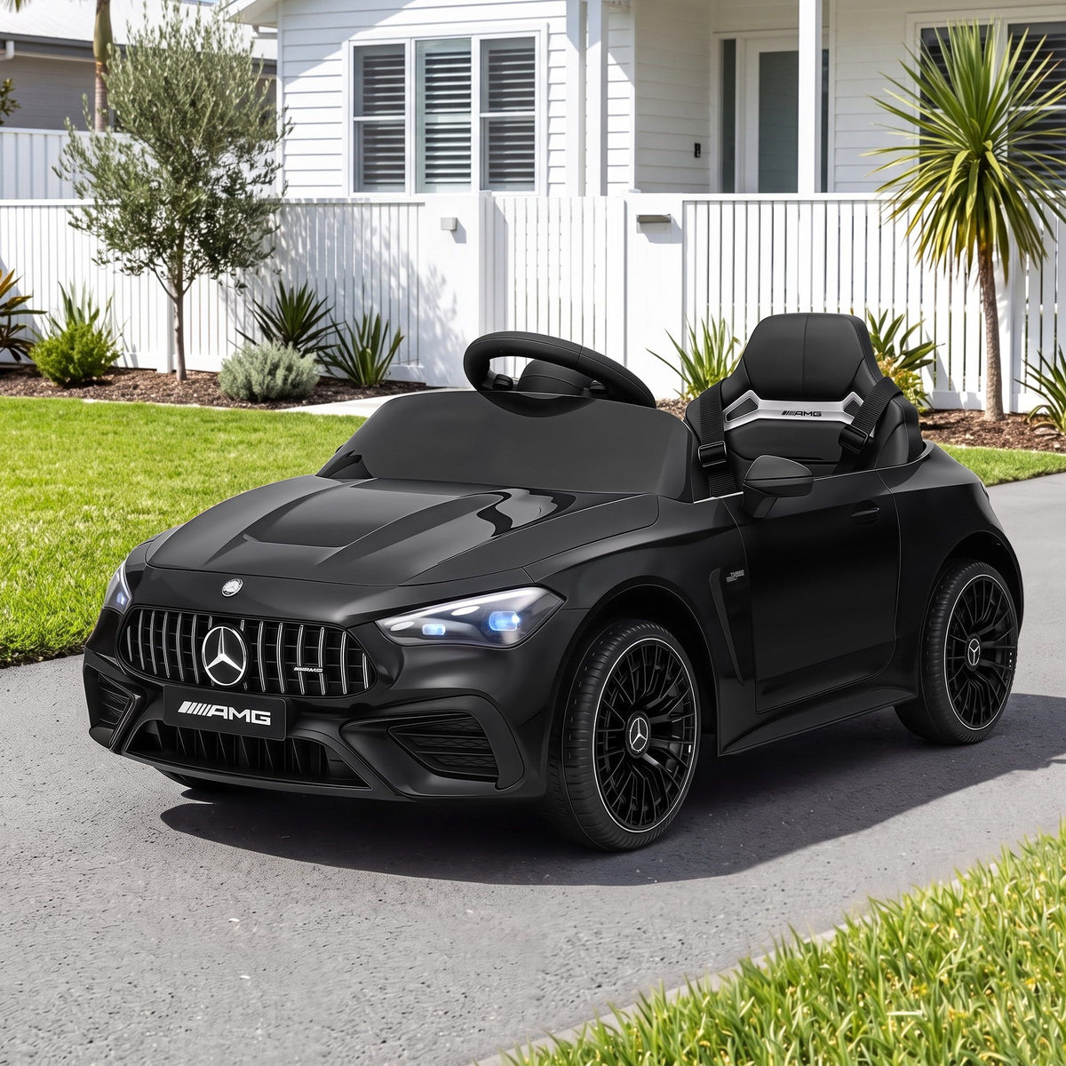 Mercedes-Benz AMG Licensed Kids Ride On Car 12V Electric Remote Control Black