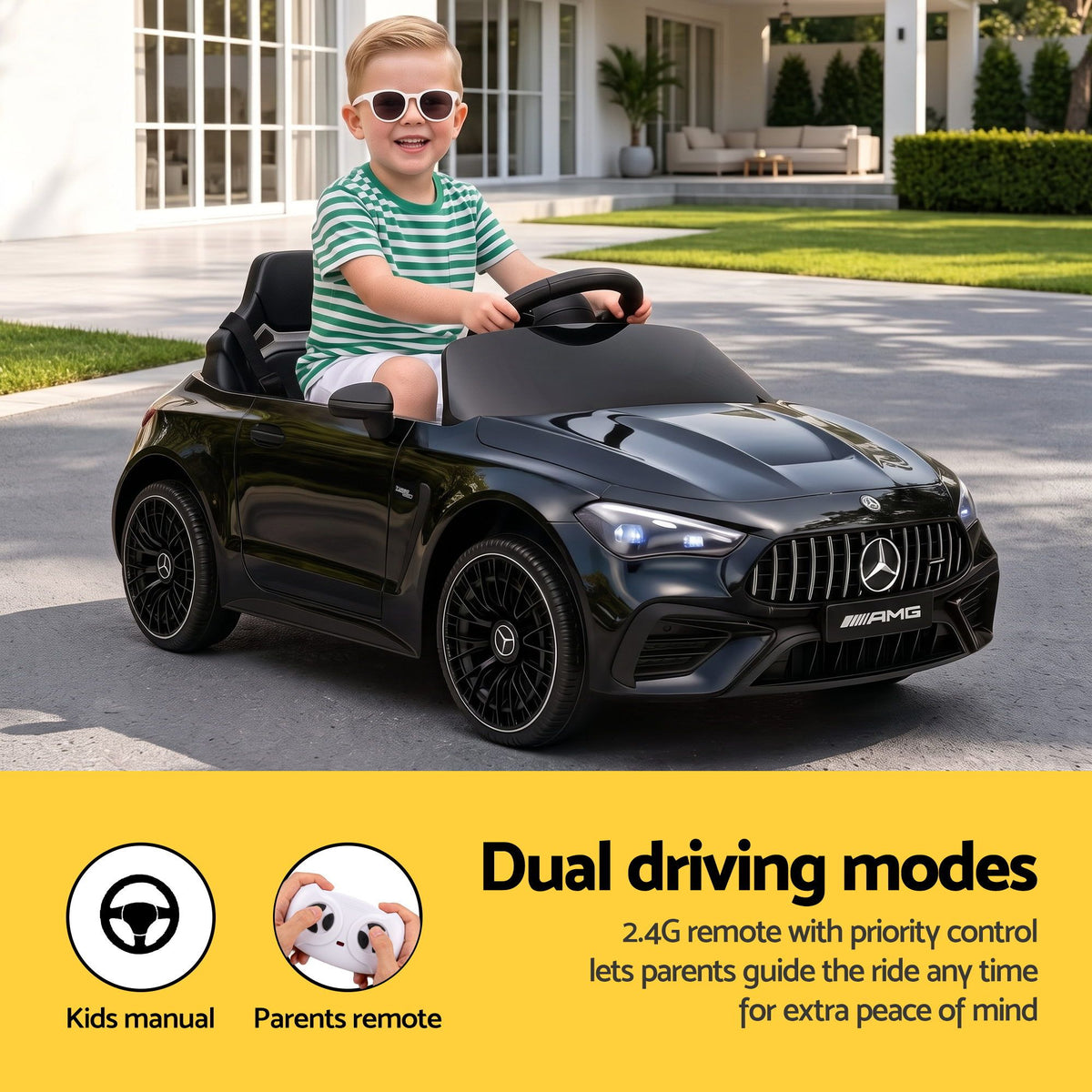Mercedes-Benz AMG Licensed Kids Ride On Car 12V Electric Remote Control Black