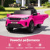 Land Rover Ride On Car Kids SUV 12V Kids Electric Car Remote Control Pink