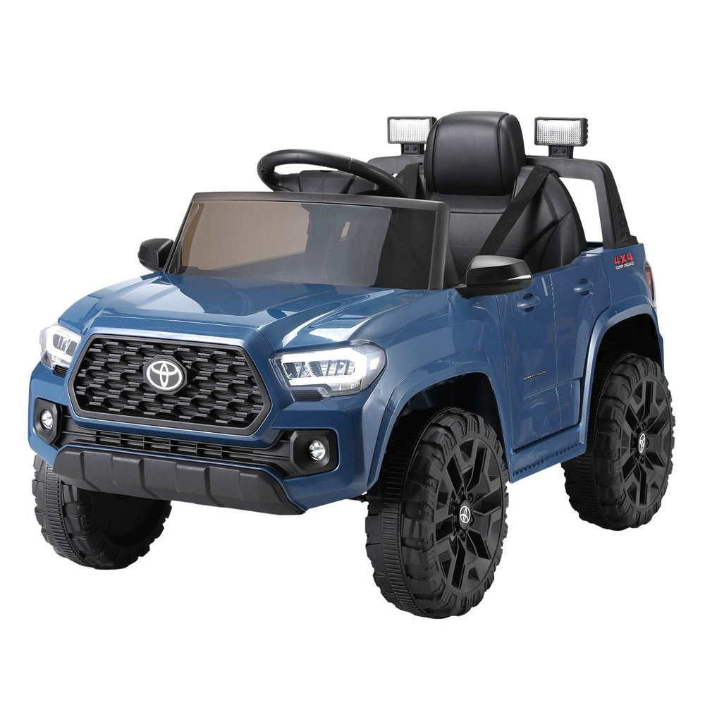 12V Kids Electric Ride On Car Toyota Tacoma Off Road Jeep Toy Cars Remote Blue