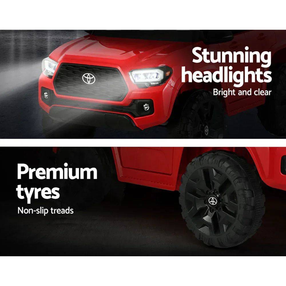 Kids Electric Ride On Car  Tacoma Off Road Jeep Toy Cars Remote 12V Red