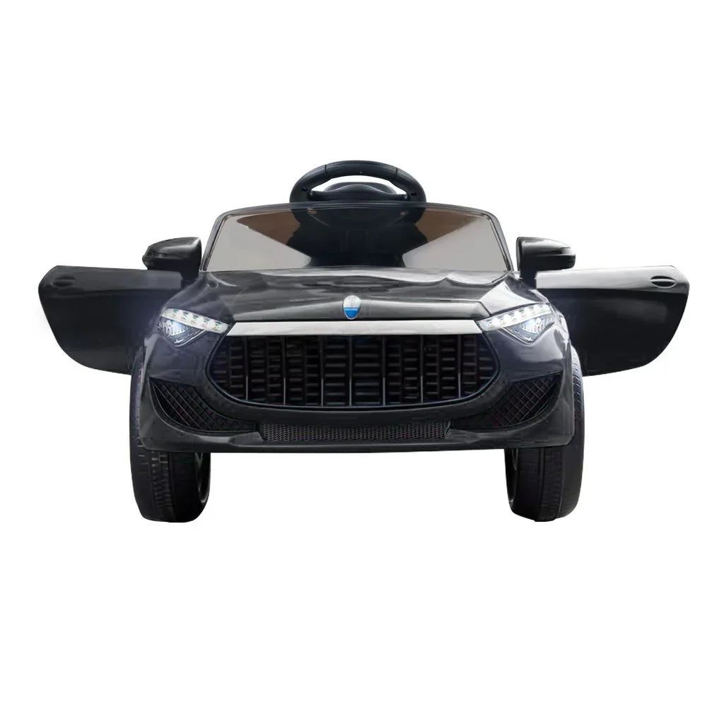 Kids Ride On Car 12V Maserati Style Twin Motor Remote Control Black