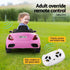 Kids Ride On Car 12V Maserati Style Twin Motor Remote Control Pink