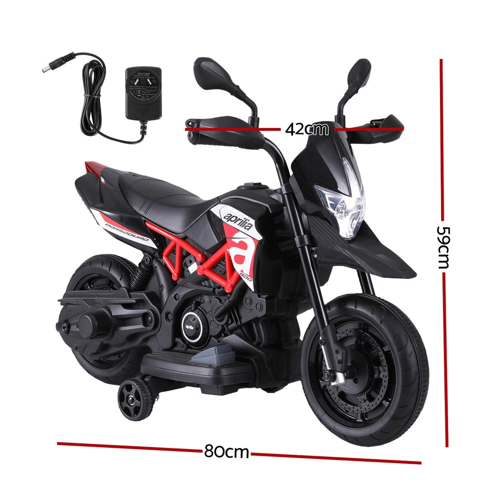 Kids Electric Ride On Car Motorcycle Motorbike  Licensed Dorsoduro 900