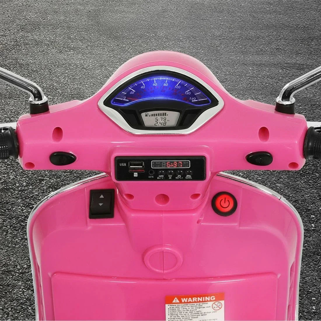 Kids Electric Ride On Car Motorcycle Motorbike  Licensed GTS Pink