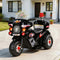 Kids Electric Ride On Police Motorcycle 6V Battery Motorbike Black